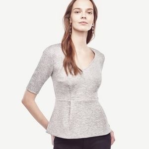 EUC - Ann Taylor - Peplum Top